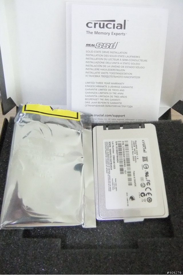 T410S 1.8吋SSD的新霸主=> RealSSD Crucial C300 128G 簡單開箱(含測試)