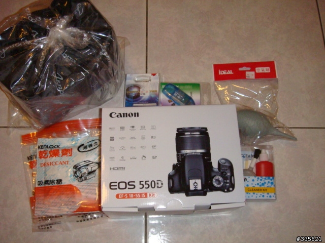 我的Canon EOS 550D 快速開箱