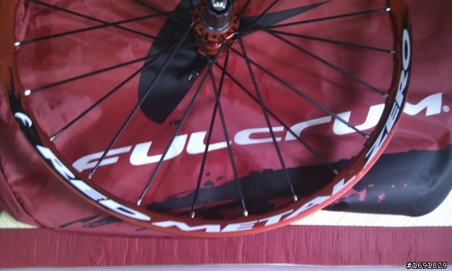 等了2個多月 Fulcrum Wheels Factory MTB Red Metal Zero 15mm HH Disc