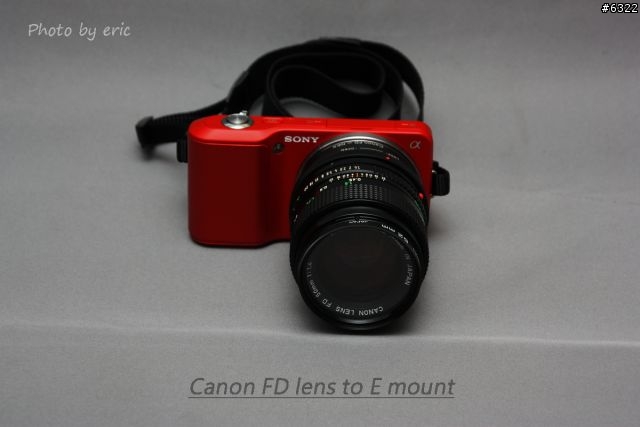 [分享]Canon FD to E mount 轉接環 + Canon FD 50mm F1.4