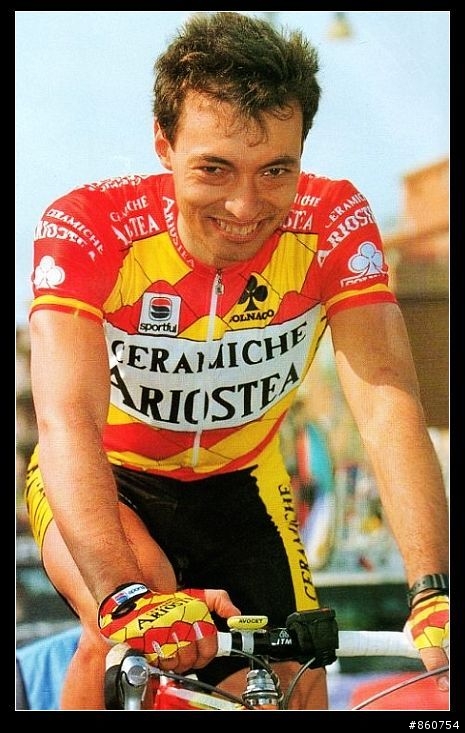 91年ariostea COLNAGO車隊版塗裝(這是公路車區入內請只討論腳踏車別討論我照相的品質)謝謝