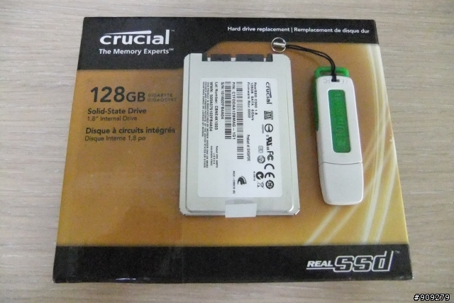 T410S 1.8吋SSD的新霸主=> RealSSD Crucial C300 128G 簡單開箱(含測試)