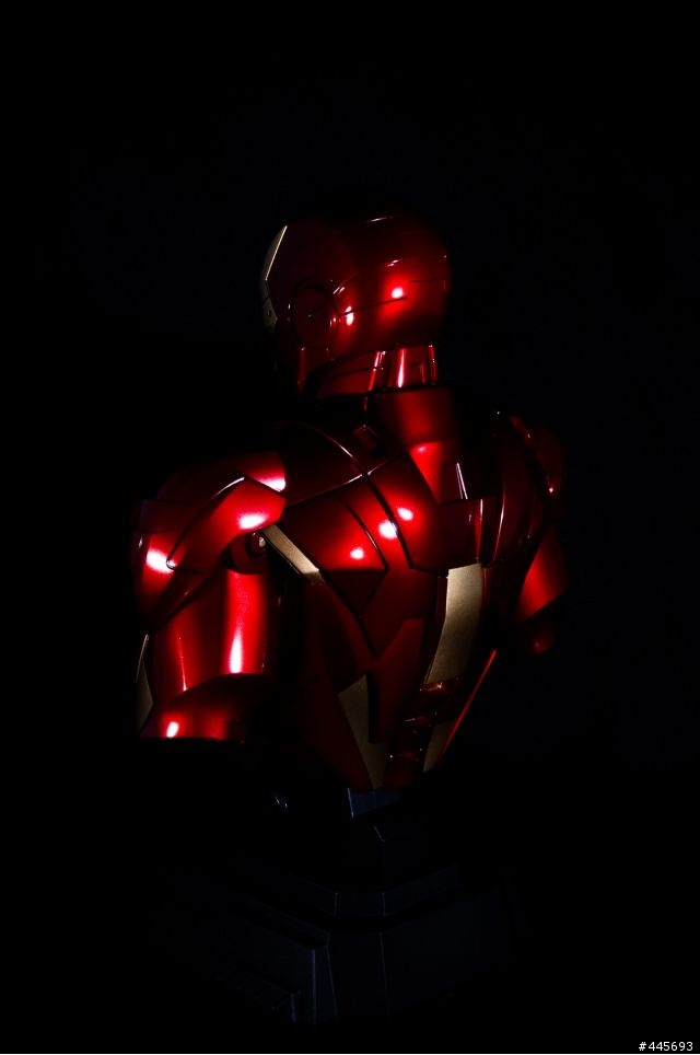 補圖1/4胸像與棚拍 Iron man  鋼鐵人(壽屋版不可動1/6) 圖多慎入
