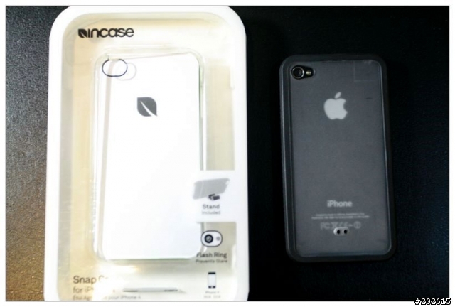 iphone4 incase 透明保護殼 開箱!!
