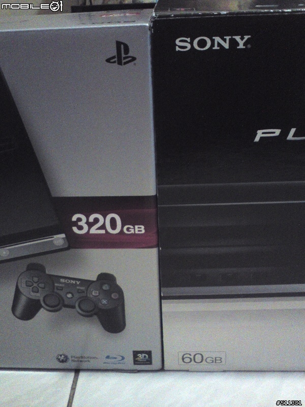 PS3 320黑炭娛樂站開箱..
