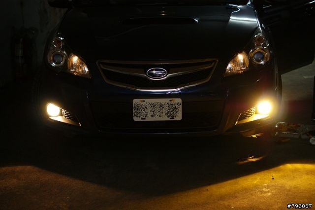 Legacy 2.5GT 全身髒兮兮之HID霧燈DIY