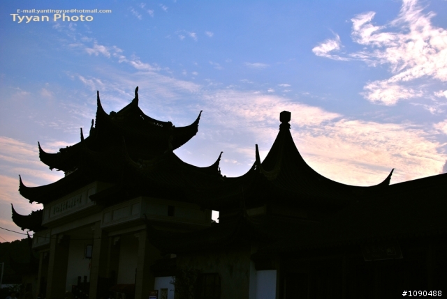 夕陽的剪影，D3000+35MM/1.8G
