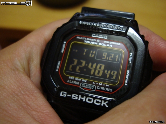 電波時計 G-SHOCK 碳纖維錶帶太陽能6局電波錶 GW-S5600B 入手[開箱文]