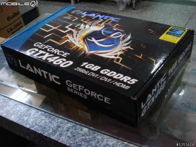 LANTIC 喬帝 NGTX460D5-1G2DH 顯示卡已經到貨~~