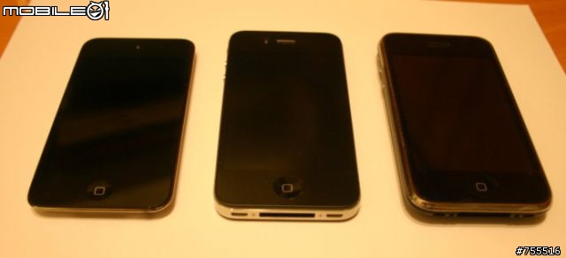 [開箱]我的港版ipod touch 4 32GB 同場加映ipod4 iphone4 iphone3GS比較