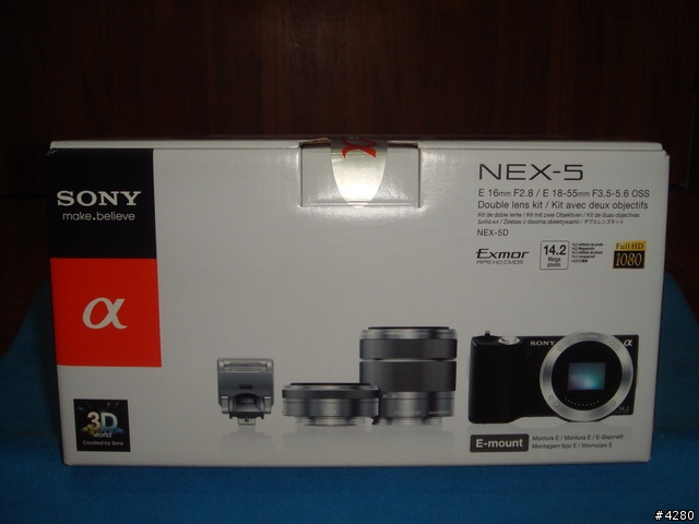 [簡易開箱] 意外入手的 α 魂 ~ NEX-5D 與它的朋友們