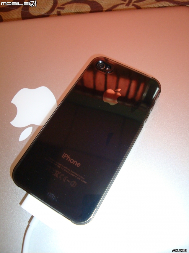 [開箱]power support iphone4 透明黑保護殼