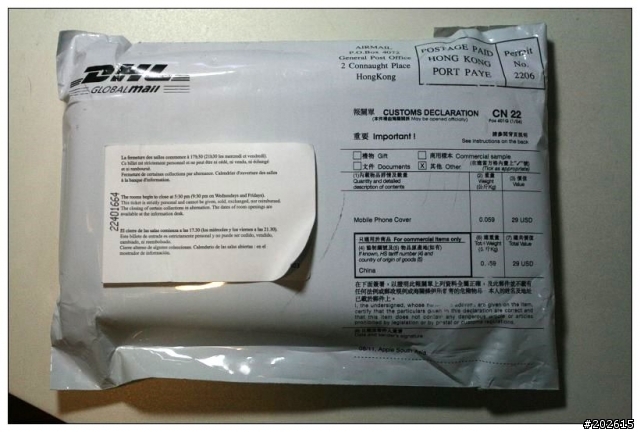 iphone4 incase 透明保護殼 開箱!!