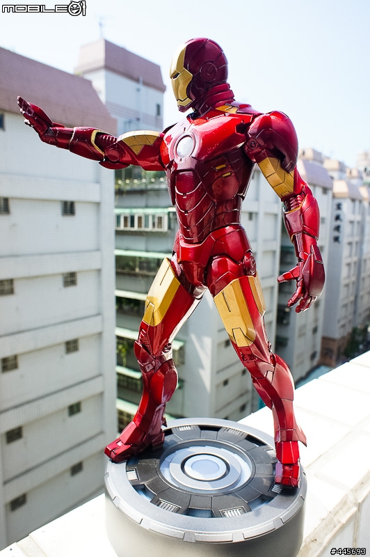 補圖1/4胸像與棚拍 Iron man  鋼鐵人(壽屋版不可動1/6) 圖多慎入