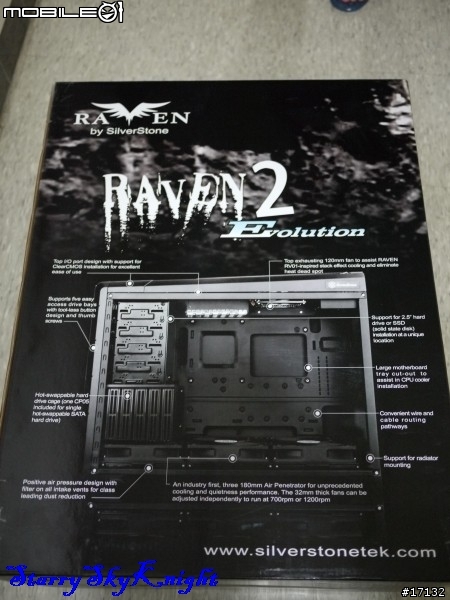 [星空]首開 銀欣 SilverStone RAVEN2 RV02 EVO Evolution 烏鴉二代 進化版 直立式機殼 (透側窗)