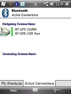 HP ipaq hx4700 WM6.5+GlobalSat BT-338+Papago X3