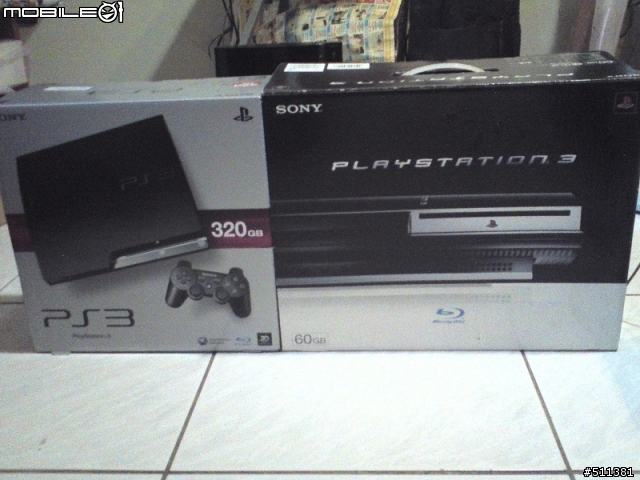 PS3 320黑炭娛樂站開箱..