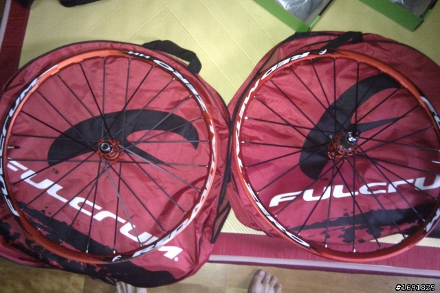等了2個多月 Fulcrum Wheels Factory MTB Red Metal Zero 15mm HH Disc