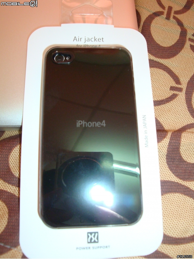 [開箱]power support iphone4 透明黑保護殼