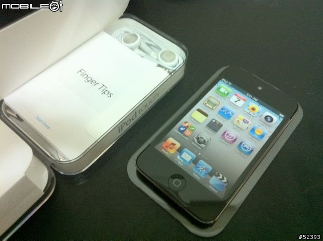 [開箱] Apple iPod touch 4 step by step