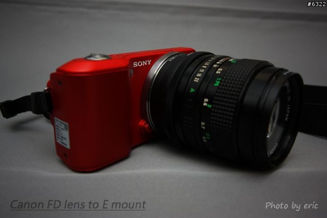 [分享]Canon FD to E mount 轉接環 + Canon FD 50mm F1.4