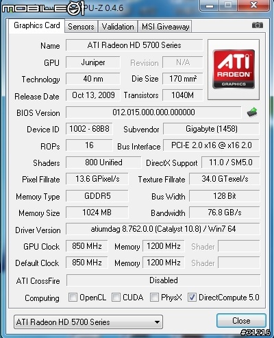[火熱登陸]技嘉GTS 450OC 1GD5 VS HD 5770UD