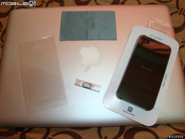 [開箱]power support iphone4 透明黑保護殼