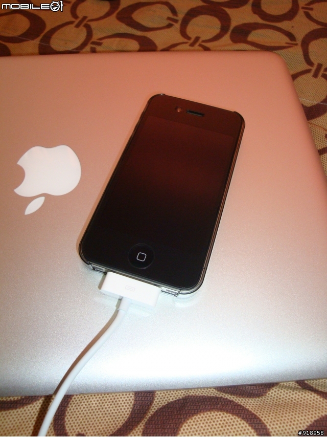 [開箱]power support iphone4 透明黑保護殼