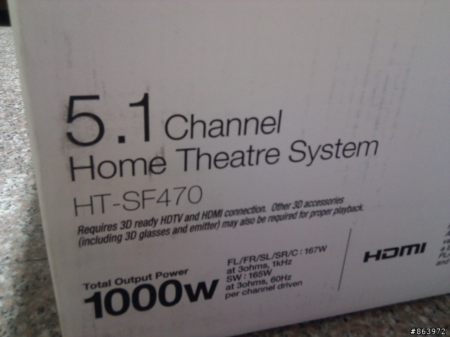 HT-SF470初次開箱文