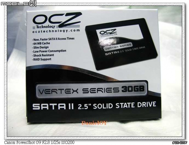 OCZ Vertex Turbo 60GB 64M DDRⅡCache SSD 開箱 & 測試