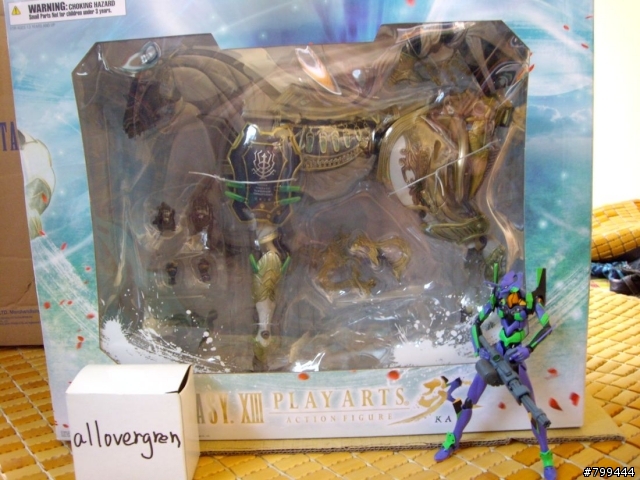 [開箱文分享]square-enix太空戰士 13 play arts 改系列 召喚獸 斬鐵劍 奧丁 可動人形