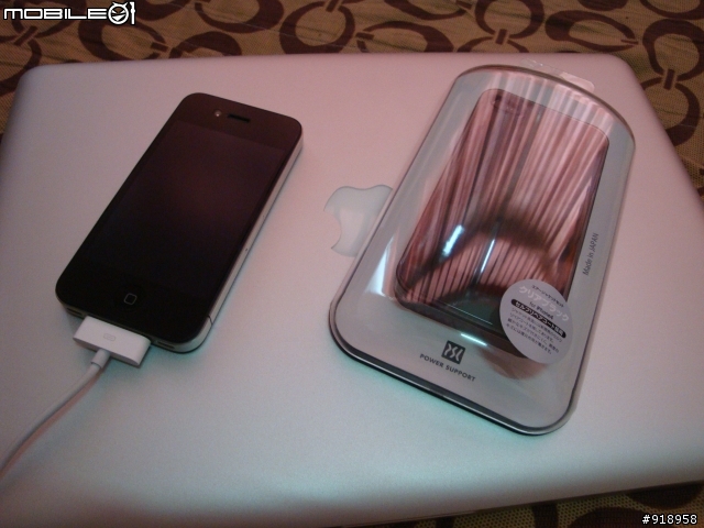 [開箱]power support iphone4 透明黑保護殼