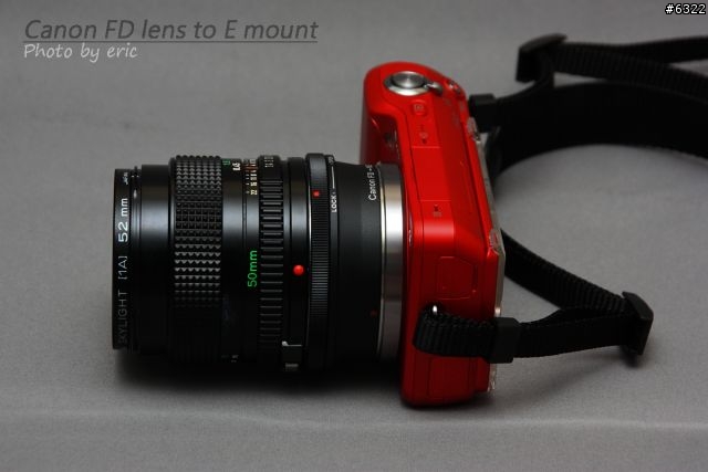 [分享]Canon FD to E mount 轉接環 + Canon FD 50mm F1.4