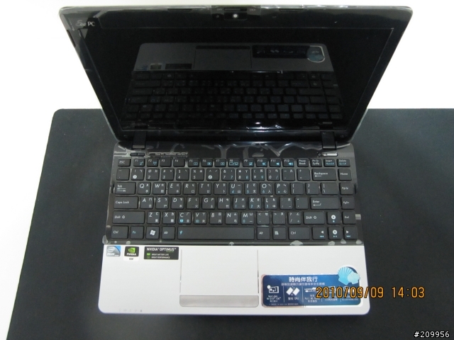 華碩新機小筆電1215N搭載D525雙核ION2顯示BT3.0開箱測試