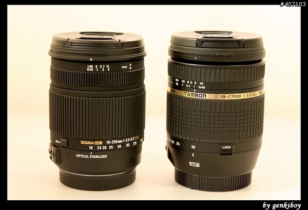 [雙管齊上]Sigma 18-250mm F3.5-6.3 DC OS HSM+Tamron AF 18-270mm F3.5-6.3 DI II VC旅遊鏡開箱與測試~