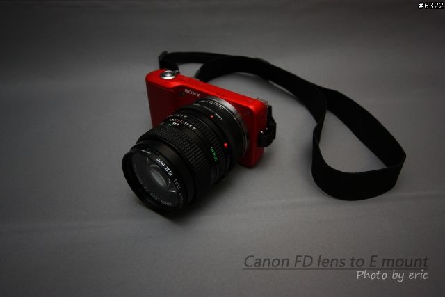 [分享]Canon FD to E mount 轉接環 + Canon FD 50mm F1.4