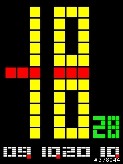 [240X320]Tetris時鐘螢幕保護SWF