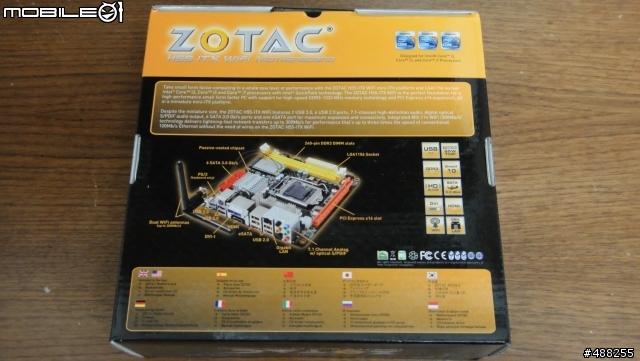 ZOTAC 索泰 迷酷H55U3 ITX WIFI (H55ITX-C-E) H55-ITX WiFi USB3.0 開箱文 Mini-itx超威的小版