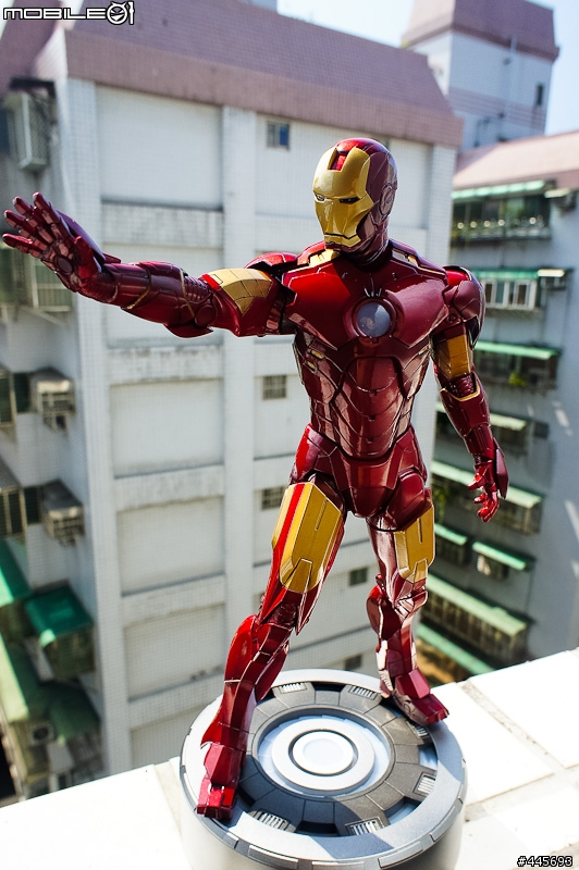 補圖1/4胸像與棚拍 Iron man  鋼鐵人(壽屋版不可動1/6) 圖多慎入