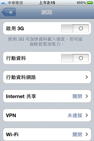 關於3G網路開啟的速度...這算秘技嗎????