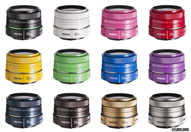 Pentax DA 35mm F2.4 AL 定焦鏡：亮眼 12 色登場