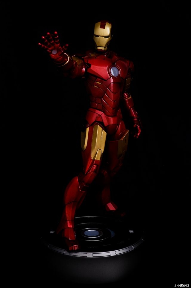 補圖1/4胸像與棚拍 Iron man  鋼鐵人(壽屋版不可動1/6) 圖多慎入