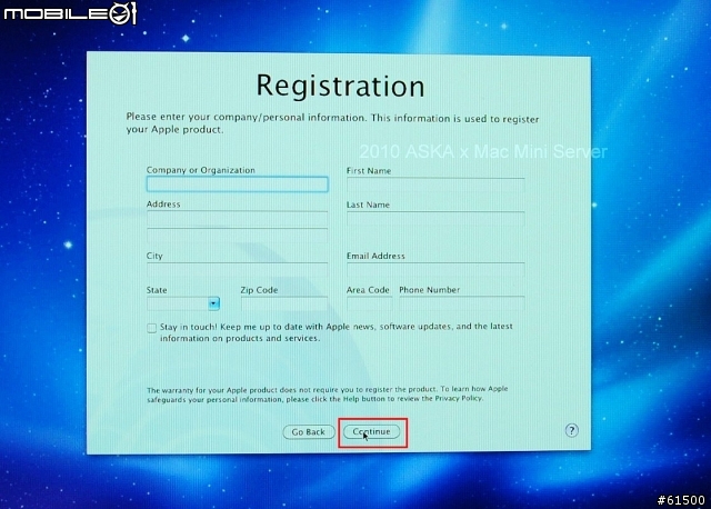 【分享】Mac mini server 初學者開機設定