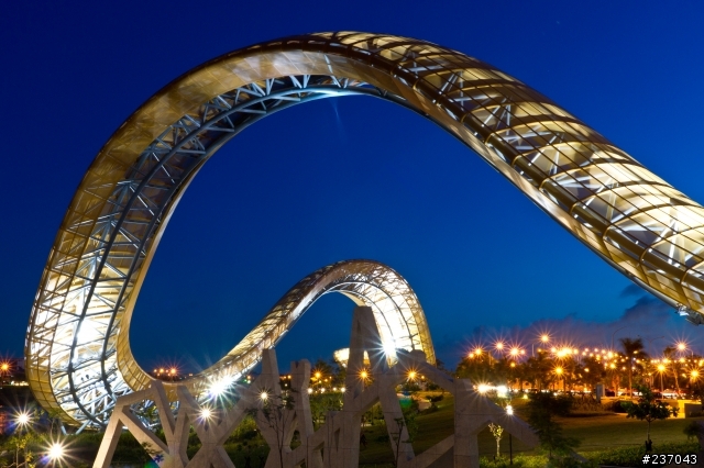 迎曦湖之迎賓彩帶