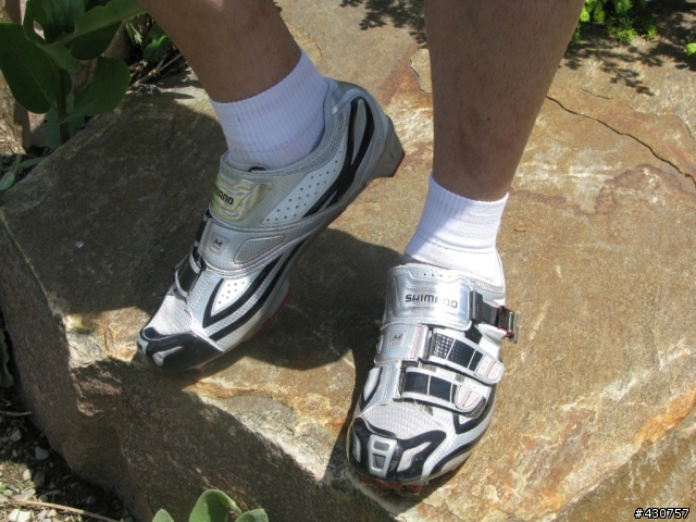 shimano MTB 很亮的車鞋_好想要呀!