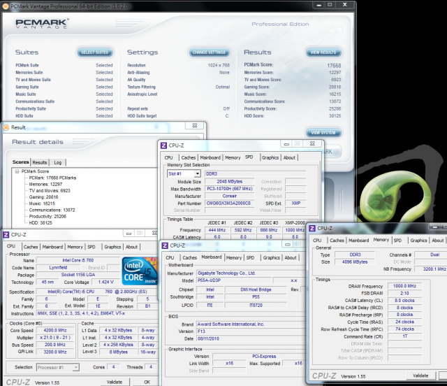Intel Core i5-760平價四核心CPU效能分析與空冷超頻教學