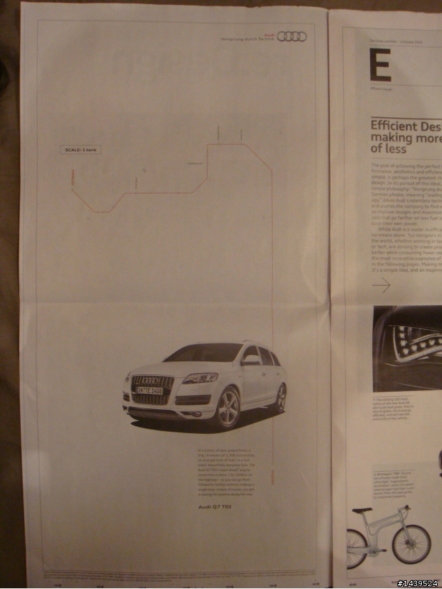 audi-Vancouver news paper:Rediscovering Less 極簡重現 e-tron