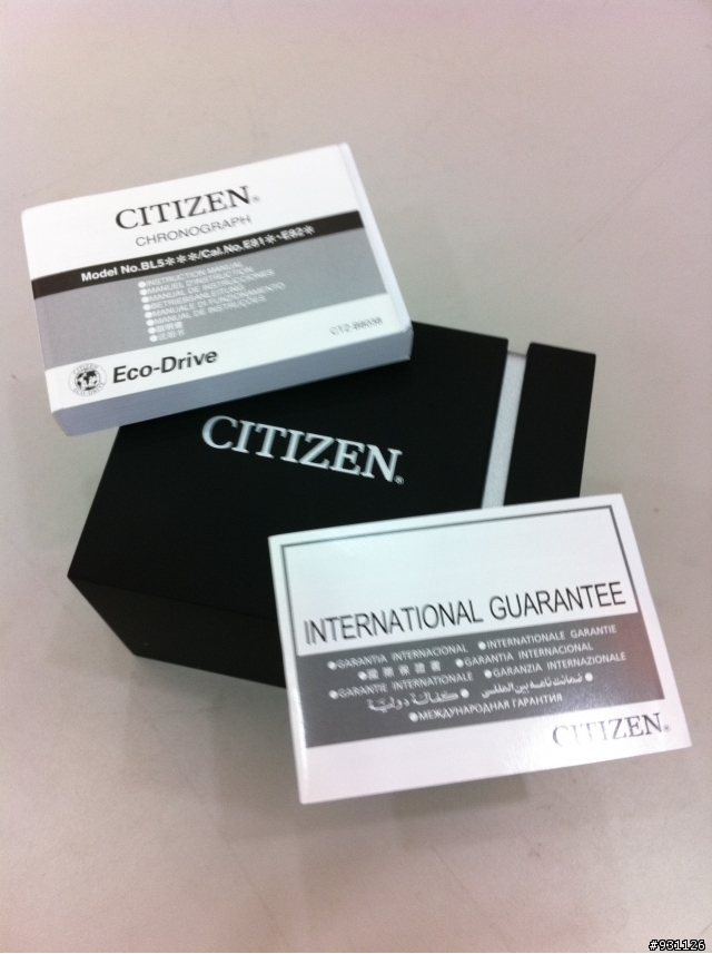 [開箱文]哀鳳呢,摔機了,所以呢,戴錶了~CITIZEN BL5380-66E