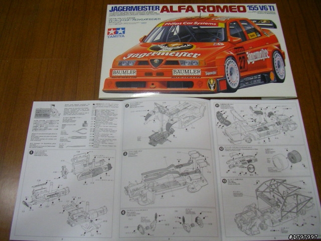 【模型製作分享】ALFA ROMEO 155 V6TI JAGERMEISTER(TAMIYA 1/24 kit)