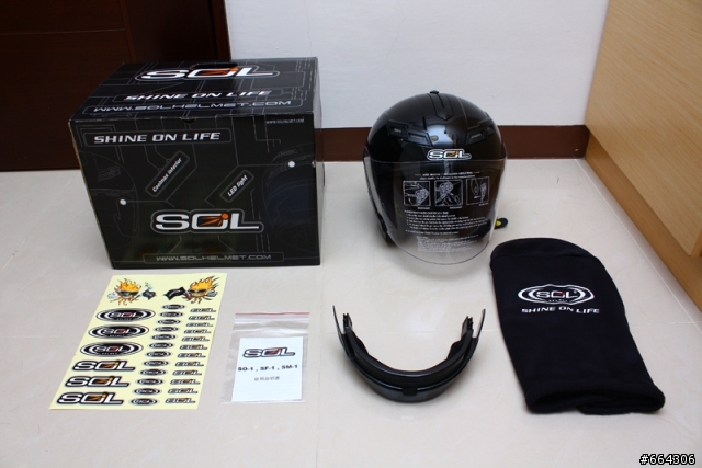 [新手簡單開箱]SOL SO-1 素黑